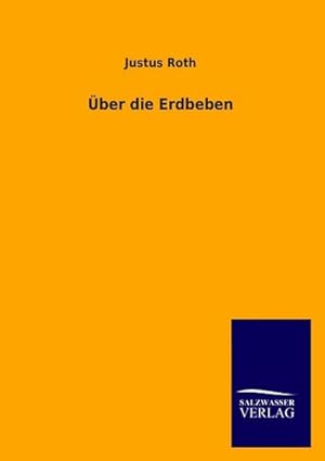 Seller image for ber die Erdbeben for sale by BuchWeltWeit Ludwig Meier e.K.
