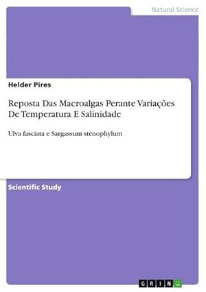 Bild des Verkufers fr Reposta Das Macroalgas Perante Variaes De Temperatura E Salinidade zum Verkauf von BuchWeltWeit Ludwig Meier e.K.