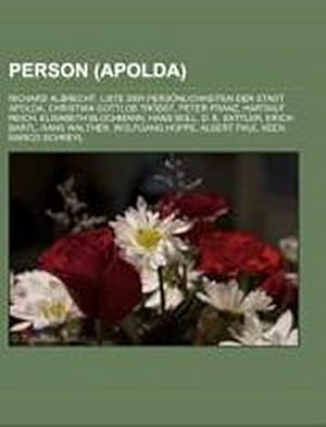 Seller image for Person (Apolda) for sale by BuchWeltWeit Ludwig Meier e.K.