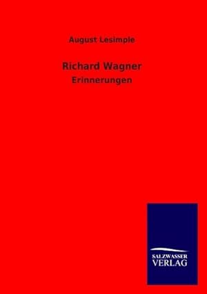 Seller image for Richard Wagner for sale by BuchWeltWeit Ludwig Meier e.K.