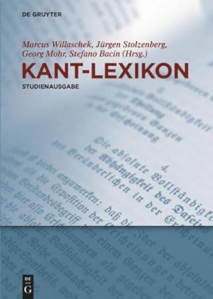 Seller image for Kant-Lexikon for sale by BuchWeltWeit Ludwig Meier e.K.