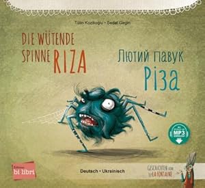 Imagen del vendedor de Die wtende Spinne Riza. Deutsch-Ukrainisch a la venta por BuchWeltWeit Ludwig Meier e.K.