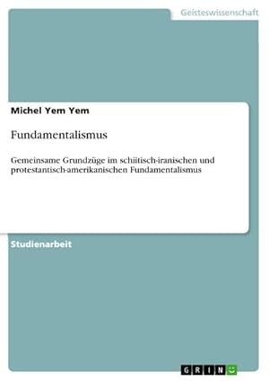 Seller image for Fundamentalismus for sale by BuchWeltWeit Ludwig Meier e.K.