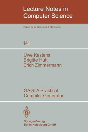 Seller image for GAG: A Practical Compiler Generator for sale by BuchWeltWeit Ludwig Meier e.K.