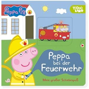 Seller image for Peppa Pig: Peppa bei der Feuerwehr: Mein groer Schiebespa for sale by BuchWeltWeit Ludwig Meier e.K.