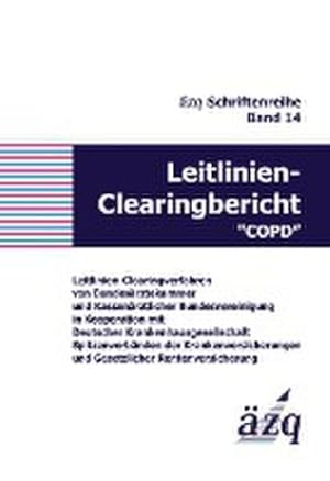 Seller image for Leitlinien-Clearingbericht "COPD" for sale by BuchWeltWeit Ludwig Meier e.K.