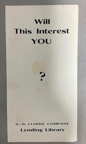Will This Interest You?