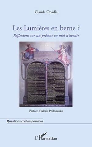 Imagen del vendedor de Les Lumires en berne ? a la venta por BuchWeltWeit Ludwig Meier e.K.