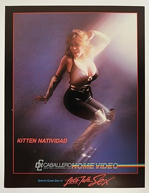 Kitten Natividad - Caballero Home Video - Porn Movie Advertisement - Single Sheet Promotional