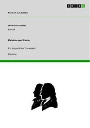 Immagine del venditore per Kabale und Liebe venduto da BuchWeltWeit Ludwig Meier e.K.