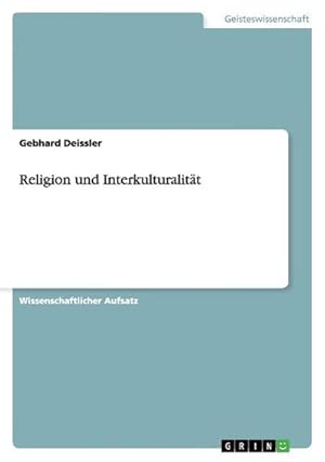 Seller image for Religion und Interkulturalitt for sale by BuchWeltWeit Ludwig Meier e.K.