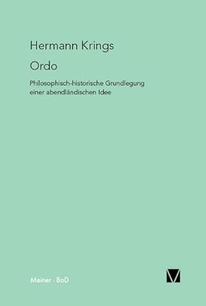 Bild des Verkufers fr Ordo zum Verkauf von BuchWeltWeit Ludwig Meier e.K.
