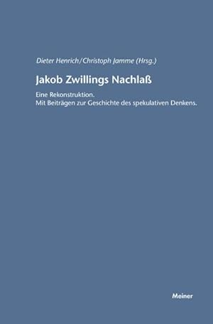 Seller image for Jakob Zwillings Nachlass for sale by BuchWeltWeit Ludwig Meier e.K.