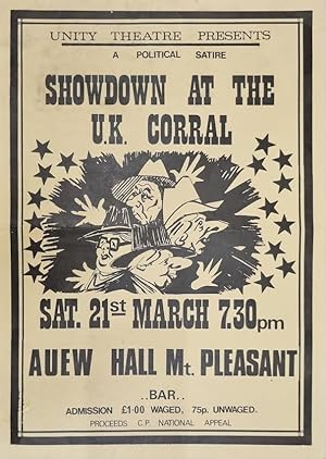 SHOW DOWN AT UK CORRAL - UNITY THEATRE