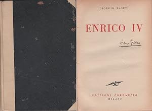 Seller image for Enrico IV - Giorgio Basevi for sale by libreria biblos