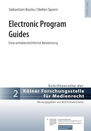 Seller image for Electronic Program Guides for sale by BuchWeltWeit Ludwig Meier e.K.