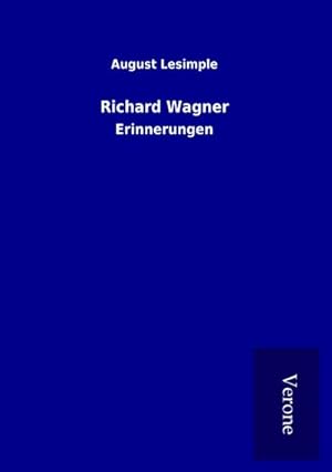 Seller image for Richard Wagner for sale by BuchWeltWeit Ludwig Meier e.K.