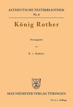 Image du vendeur pour Knig Rother mis en vente par BuchWeltWeit Ludwig Meier e.K.