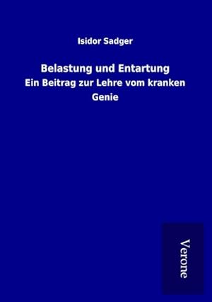 Immagine del venditore per Belastung und Entartung venduto da BuchWeltWeit Ludwig Meier e.K.