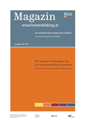 Imagen del vendedor de Wie digitale Technologien die Erwachsenenbildung verndern a la venta por BuchWeltWeit Ludwig Meier e.K.