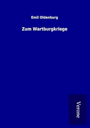 Imagen del vendedor de Zum Wartburgkriege a la venta por BuchWeltWeit Ludwig Meier e.K.