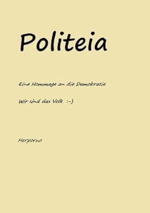 Imagen del vendedor de Politeia a la venta por BuchWeltWeit Ludwig Meier e.K.