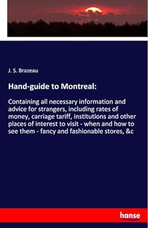 Seller image for Hand-guide to Montreal: for sale by BuchWeltWeit Ludwig Meier e.K.