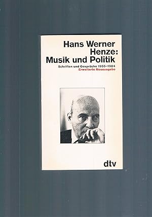 Bild des Verkufers fr Musik und Politik Schriften und Gesprche 1955-1984 erweiterte Neuausgabe zum Verkauf von manufactura