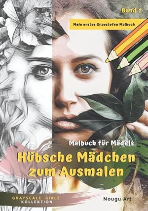 Seller image for Hbsche Mdchen zum Ausmalen Malbuch fr Mdels for sale by BuchWeltWeit Ludwig Meier e.K.