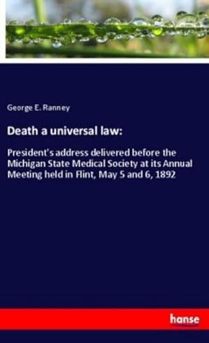 Seller image for Death a universal law: for sale by BuchWeltWeit Ludwig Meier e.K.