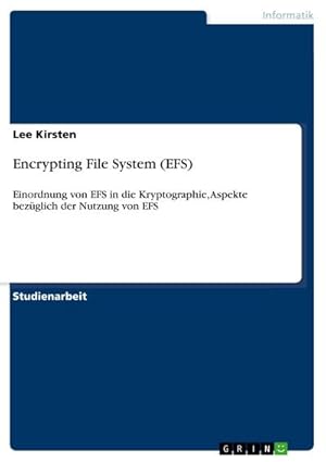 Seller image for Encrypting File System (EFS) for sale by BuchWeltWeit Ludwig Meier e.K.
