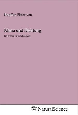 Seller image for Klima und Dichtung for sale by BuchWeltWeit Ludwig Meier e.K.