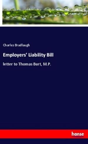 Seller image for Employers' Liability Bill for sale by BuchWeltWeit Ludwig Meier e.K.