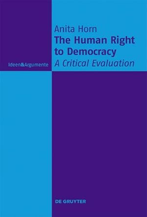Seller image for The Human Right to Democracy for sale by BuchWeltWeit Ludwig Meier e.K.