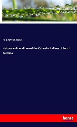 Image du vendeur pour History and condition of the Catawba Indians of South Carolina mis en vente par BuchWeltWeit Ludwig Meier e.K.