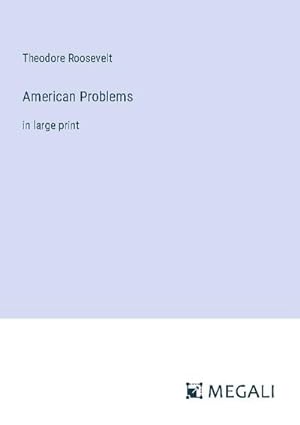 Seller image for American Problems for sale by BuchWeltWeit Ludwig Meier e.K.