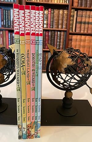 Immagine del venditore per A Set of 6 Graphic Novels by Marvel -- The Wonderful Wizard of Oz; Ozma of Oz; Dorothy and the Wizard in Oz; The Marvelous Land of Oz; The Emerald City of Oz; Road to Oz [All 1st Editions, 1st Printing] venduto da Foley & Sons Fine Editions