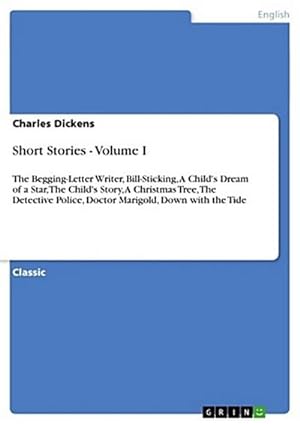Seller image for Short Stories - Volume I for sale by BuchWeltWeit Ludwig Meier e.K.
