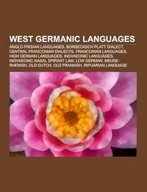 Imagen del vendedor de West Germanic languages a la venta por BuchWeltWeit Ludwig Meier e.K.