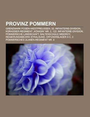 Seller image for Provinz Pommern for sale by BuchWeltWeit Ludwig Meier e.K.