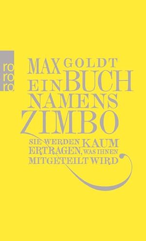 Imagen del vendedor de Ein Buch namens Zimbo a la venta por BuchWeltWeit Ludwig Meier e.K.