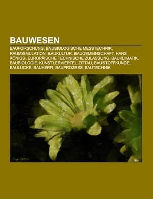 Seller image for Bauwesen for sale by BuchWeltWeit Ludwig Meier e.K.