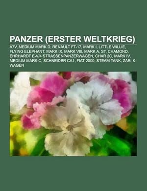Seller image for Panzer (Erster Weltkrieg) for sale by BuchWeltWeit Ludwig Meier e.K.
