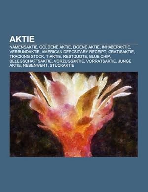 Image du vendeur pour Aktie mis en vente par BuchWeltWeit Ludwig Meier e.K.