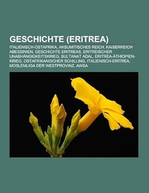 Seller image for Geschichte (Eritrea) for sale by BuchWeltWeit Ludwig Meier e.K.