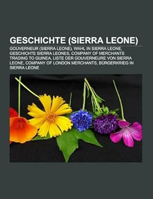 Seller image for Geschichte (Sierra Leone) for sale by BuchWeltWeit Ludwig Meier e.K.