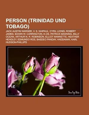 Seller image for Person (Trinidad und Tobago) for sale by BuchWeltWeit Ludwig Meier e.K.