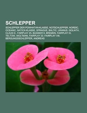Seller image for Schlepper for sale by BuchWeltWeit Ludwig Meier e.K.