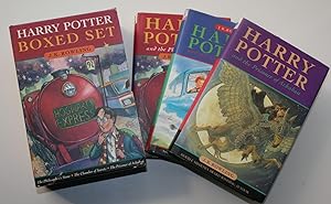 Seller image for Harry Potter Box Gift Set (first 3 books all FIRST Australian EDITIONS with jackets. In cardboard slipcase. for sale by Phoenix Books NZ