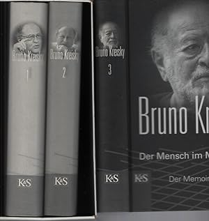 Bild des Verkufers fr Bruno Kreisky - Memoiren in drei Bnden. Mit einem Gesamtregister aller 3 Bnde am Ende des dritten Bandes. zum Verkauf von Fundus-Online GbR Borkert Schwarz Zerfa